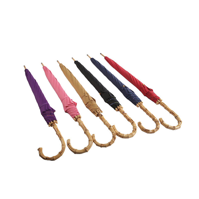 Dù Pongee thẳng 2 lớp chống gió màu tối-0E6B0159