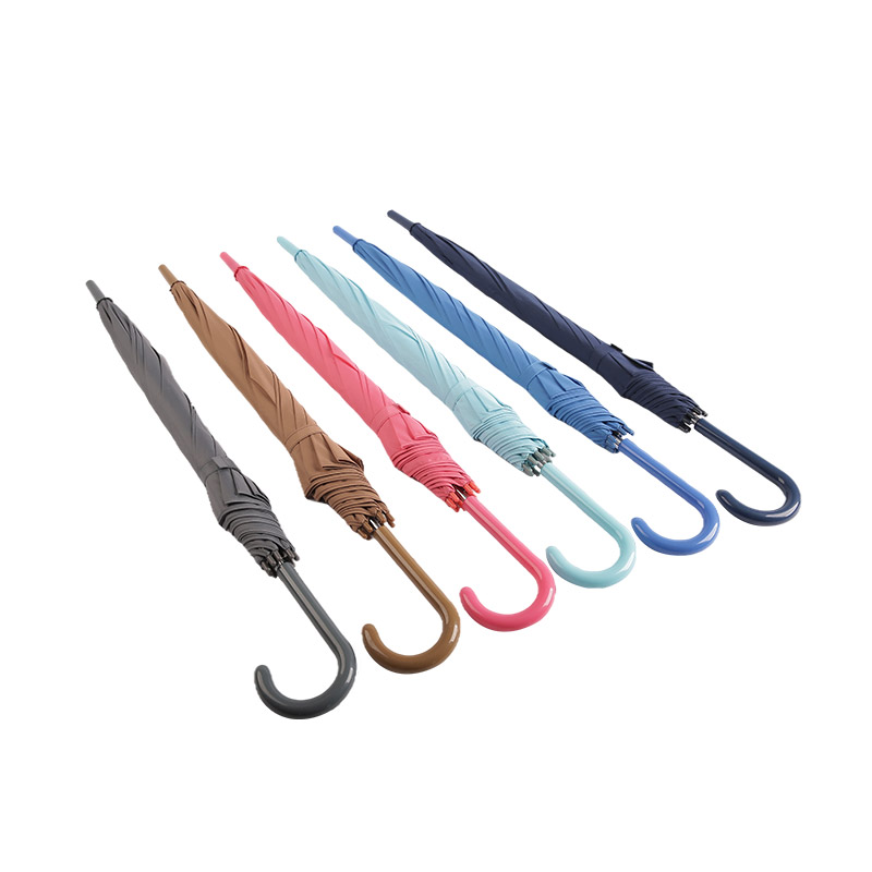 Ô dù thẳng kiểu Pongee Palace màu xanh đậm-0E6B0188