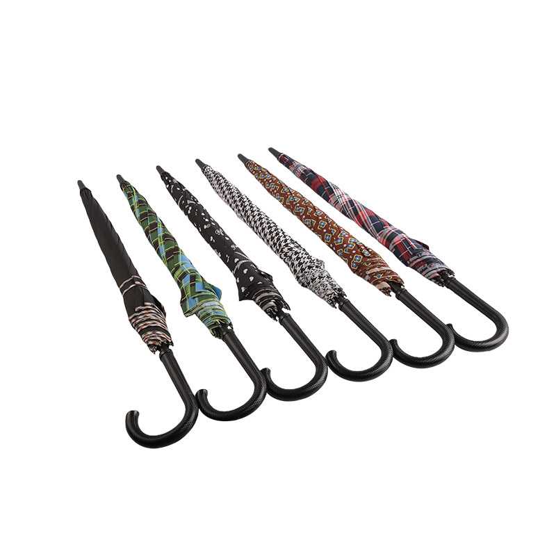 Ô Dù Thẳng Phối Sọc Ba Màu-0E6B0378