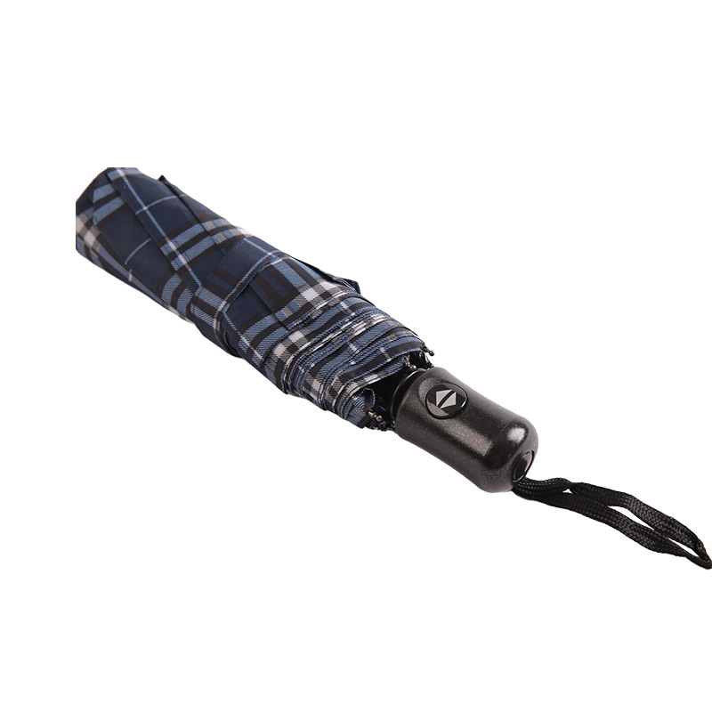 Dù gấp 3 Pongee mắt lưới dạng sọc-0E6B0432