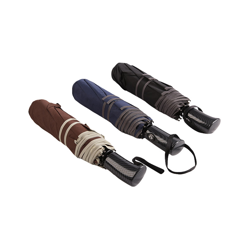 Ô gấp 3 Pongee Coffee Phong Cách Doanh Nhân-0E6B0471