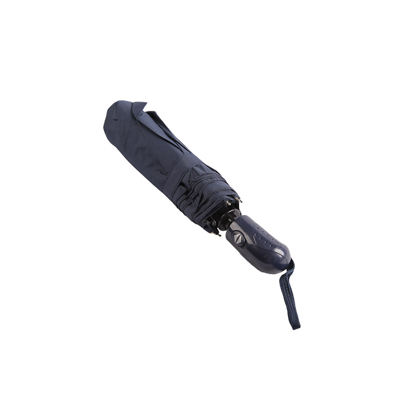 Ô gấp 3 gấp Pongee chống mưa màu tối-0E6B0491