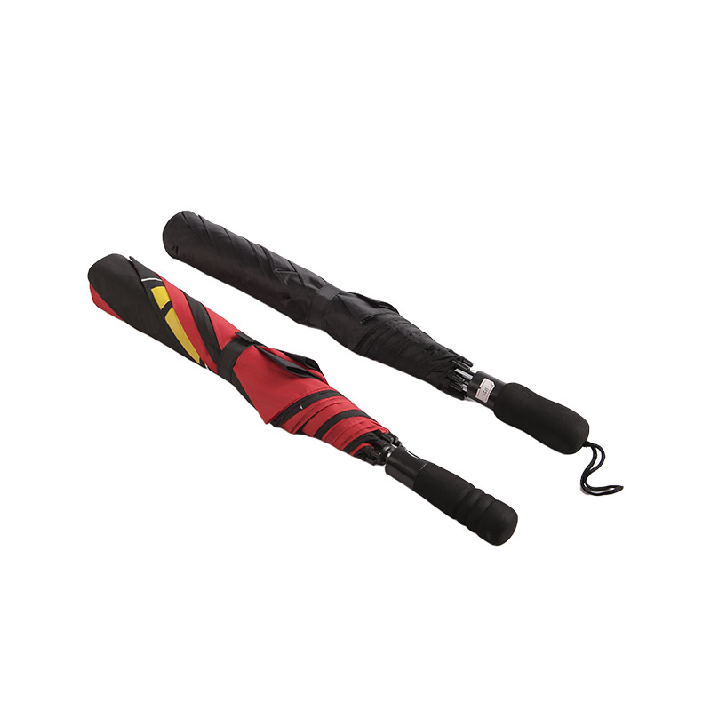 Ô gấp Pongee Logo hai màu-0E6B0556